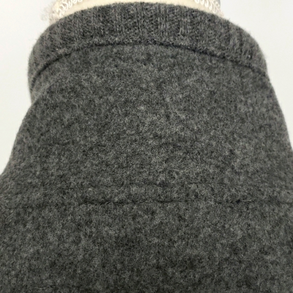 Jones New York Signature Wool/Nylon Grey Car Coat Jacket Lightweight Unlined EUC - Picture 5 of 16